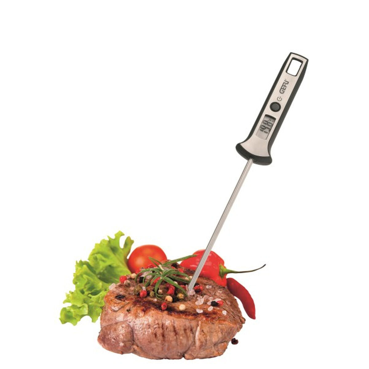 Meat thermometer Gefu 21820 Silicone Stainless steel ABS-1