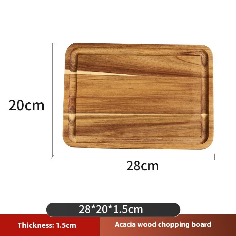 Acacia Mangium Chopping Board Household Kitchen Thickening