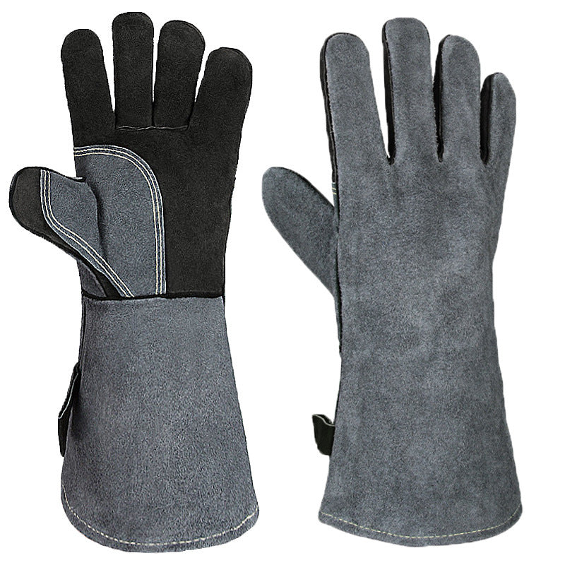 Heat Insulation Anti-scald Barbecue High Temperature Resistance Arc-welder's Gloves