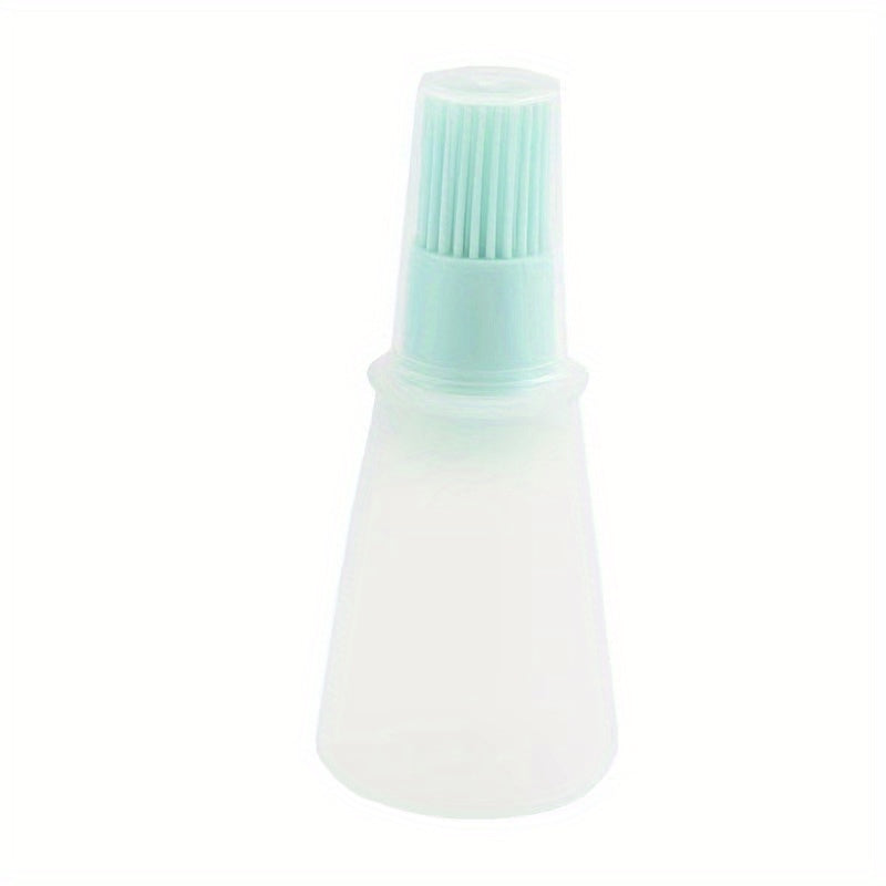 1pc Silicone High Temperature Resistant Oil Brush with Bottle Brush, Air Fryer Pancake Grill, BBQ Tools, BBQ Accessories, Grill Accessories