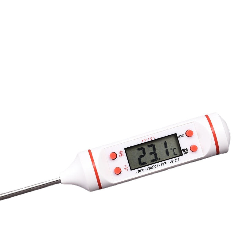 1pc Instant Reading Meat Thermometer, Digital Probe Milk Liquid Barbecue Thermometer Great Cooking Kitchen Barbecue BBQ Milk Candy