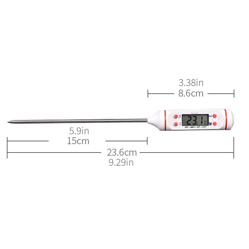 1pc Instant Reading Meat Thermometer, Digital Probe Milk Liquid Barbecue Thermometer Great Cooking Kitchen Barbecue BBQ Milk Candy