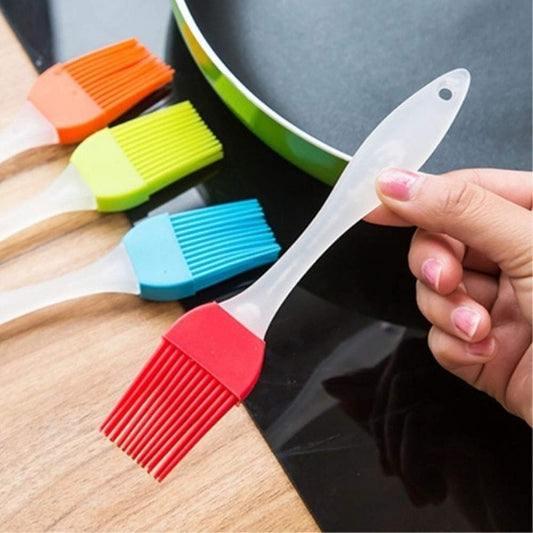 Silicone Basting Pastry Brushes Set - Heat Resistant Cooking Oil Brush for Baking, BBQ, Cooking - Kitchen Brushes for Sauce, Marinades (Material: Plastic, Silicone)