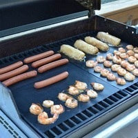 High Temperature Resistant Non-stick BBQ Baking Paper Glass Fiber Barbecue Mat