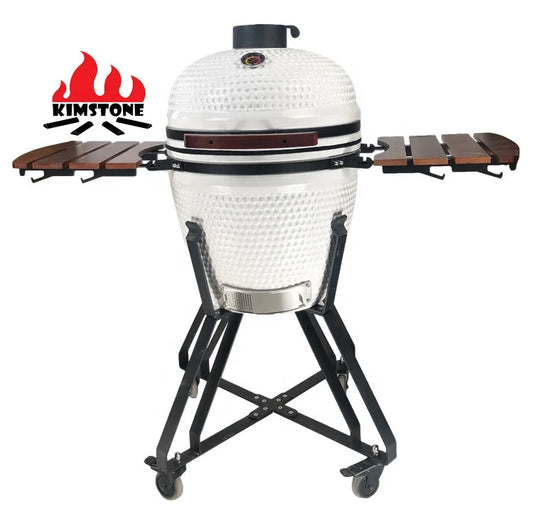KIMSTONE 21 Inch Josper Home and Garden Bbq Ash Shovel Cast Iron Bucket Charcoal Grill and Pizza Oven Kamado Ceramic