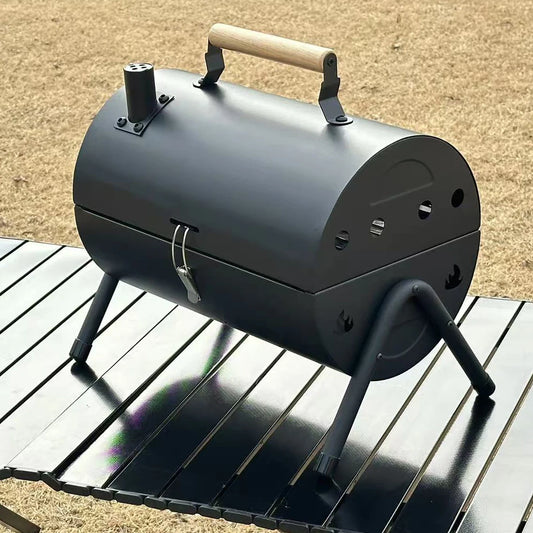 Portable Charcoal Grill, Small Tabletop Barbecue Grill for Outdoor Camping Backyard Party BBQ Cooking
