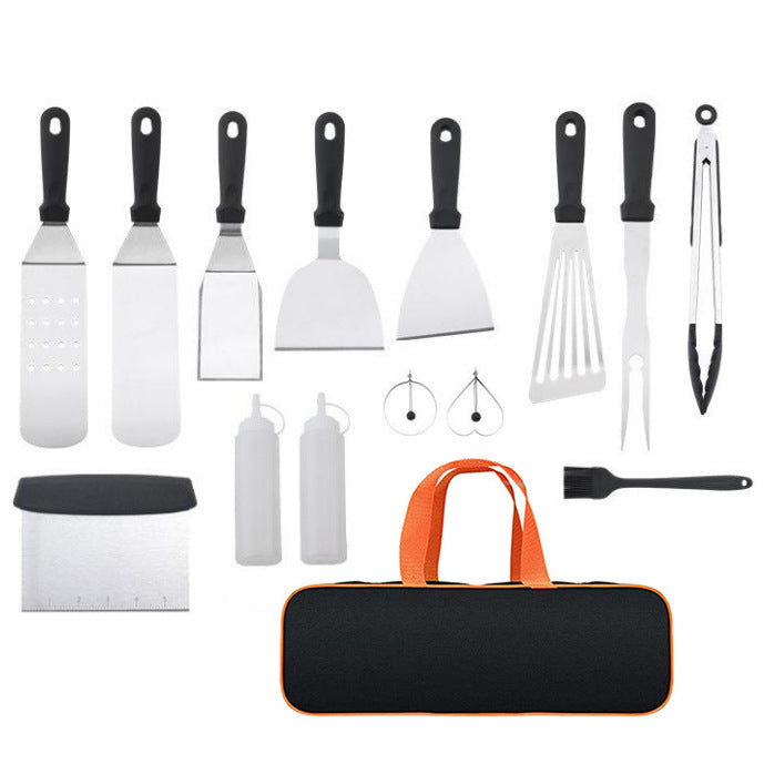 Cooking Shovel BBQ Shovel Teppanyaki Tool BBQ Combination Grill