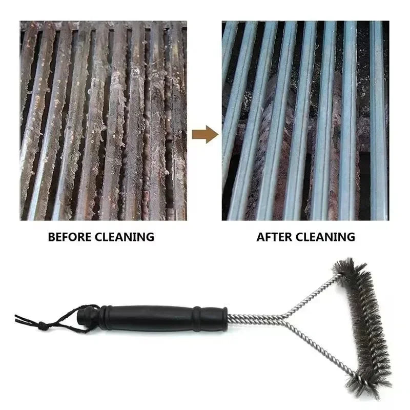 Grill Cleaner Kitchen Accessories BBQ Grills BBQ Kits Cleaning Brushes Stainless Steel Cooking Tools BBQ Gadgets