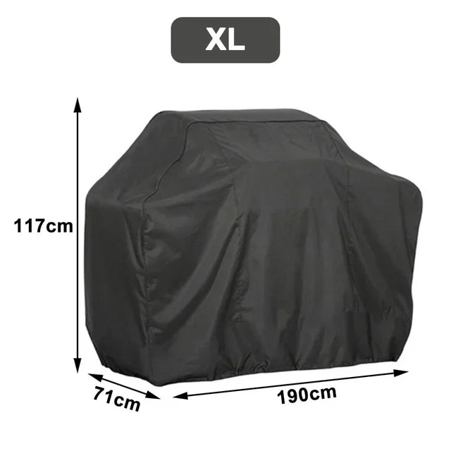 BBQ Grill Barbeque Cover Anti-Dust Waterproof Weber Heavy Duty Charbroil BBQ Cover Outdoor Rain Protective Barbecue Cover