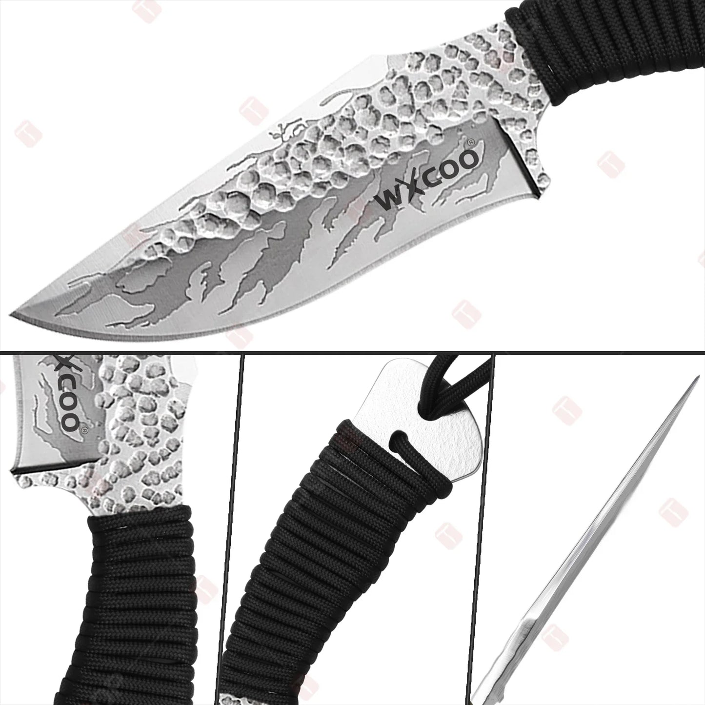 Kitchen Boning  Knife Forged Chef's Knife BBQ Cooking Meat Cutter Fruit Slicing Stainless Steel Cleaver Butcher Knife with cover