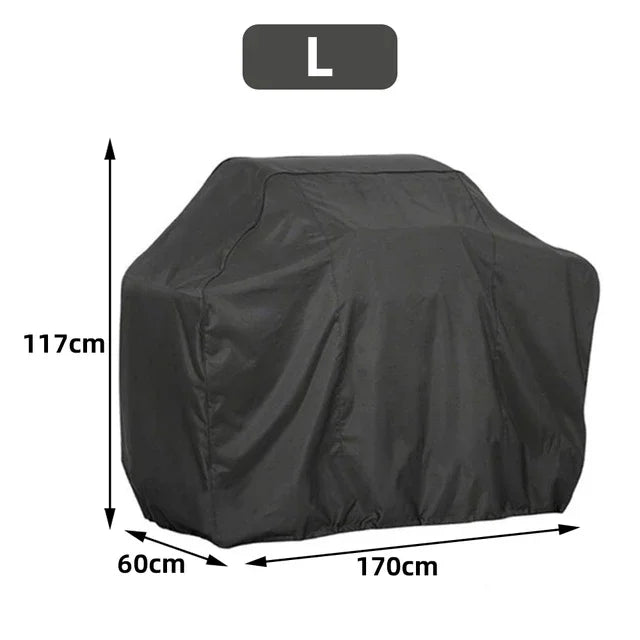 BBQ Grill Barbeque Cover Anti-Dust Waterproof Weber Heavy Duty Charbroil BBQ Cover Outdoor Rain Protective Barbecue Cover