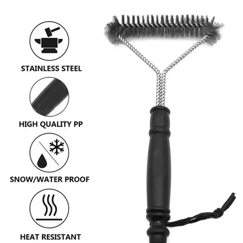 Grill Cleaner Kitchen Accessories BBQ Grills BBQ Kits Cleaning Brushes Stainless Steel Cooking Tools BBQ Gadgets