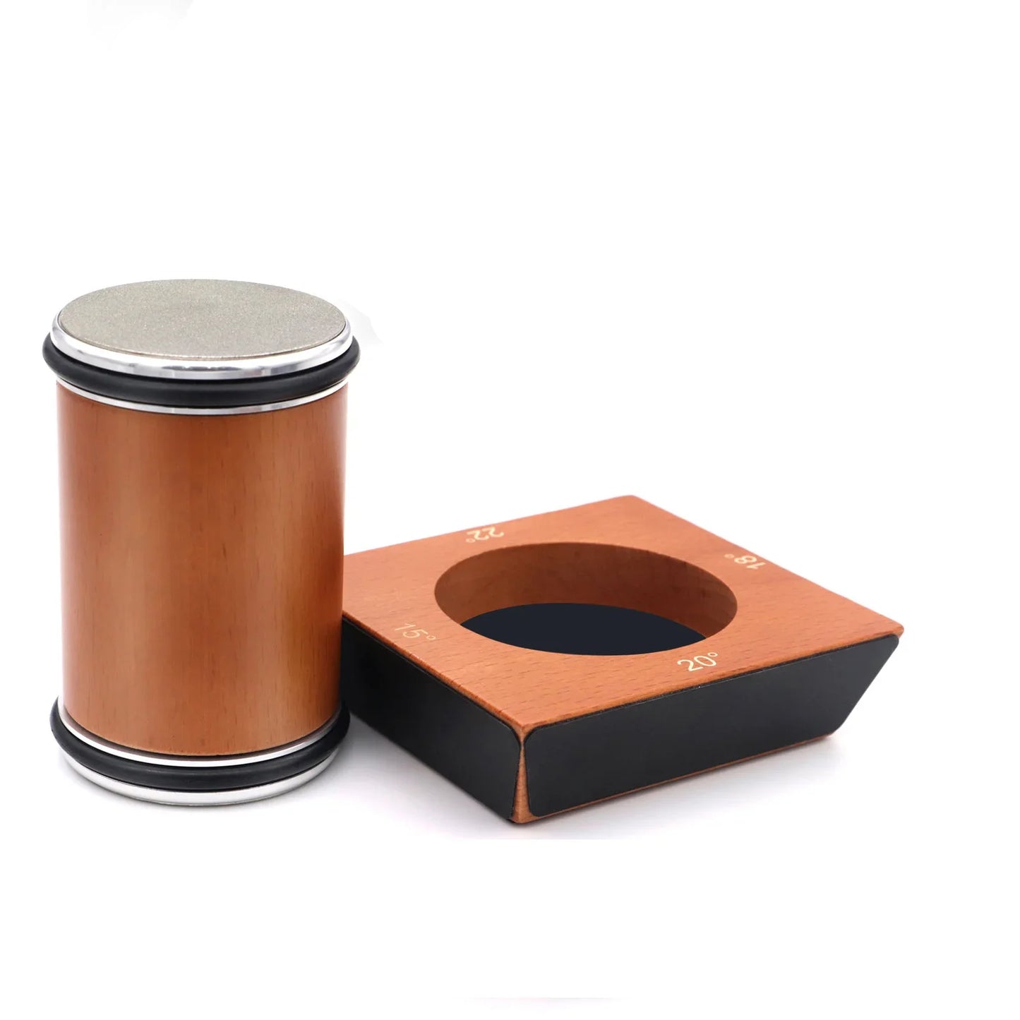 New Rolling Knife Sharpener Four-Sided Diamond Sharpening Stone15/18/20/22Degree Magnetic Angle Roller Sharpening Kitchen Knives