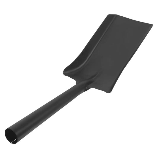 Charcoal Soot Shovel Ash Cleaning Large Head Smooth Edge Fireplace Stove Coal BBQ Pit Flat Dustpan Garden Soil Digging