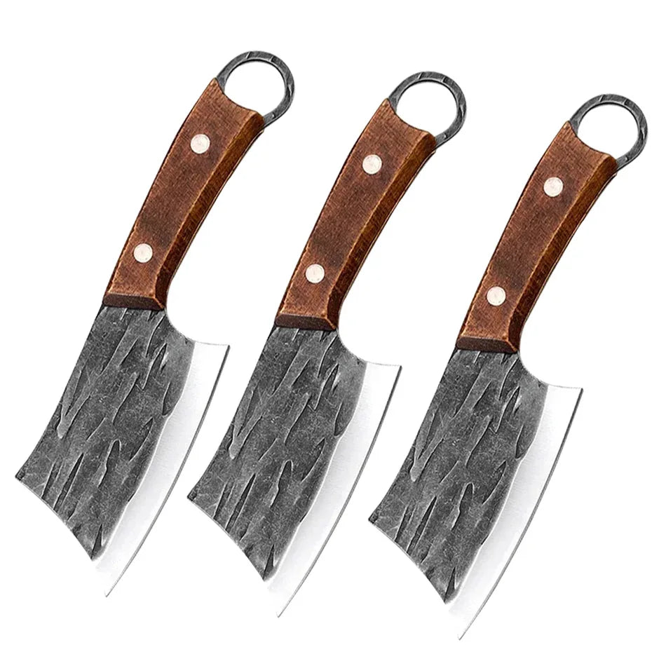 Kitchen Chef Knives Handmade Forged Boning Knife Meat Cleaver Stainless Steel Butcher Knife Wooden Handle Kitchen Accessories
